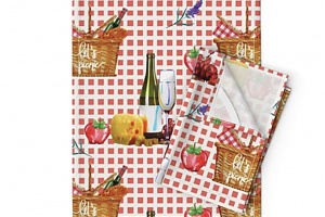 Kitchen towel - Let's picnic  - 