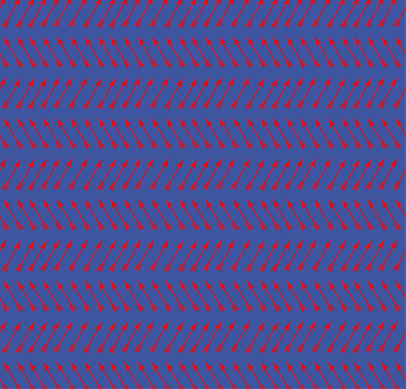 Red arrows on blue BK23-A16 - seamless repeat pattern 